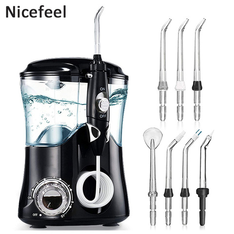 Electric Oral Irrigator Water Pulse Flosser irrigador Dental Jet Teeth Cleaner Toothbrushing Hydro Jet With 600ml Water Tank ► Photo 1/6