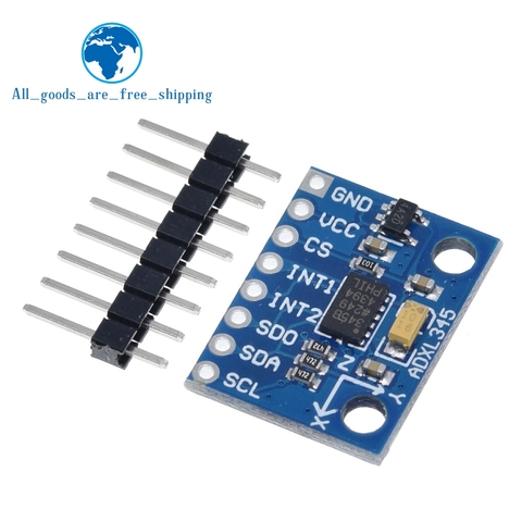 Hot sale  GY-291 ADXL345 Digital triaxial acceleration of gravity inclination Module IIC / SPI transmission For Arduino ► Photo 1/6