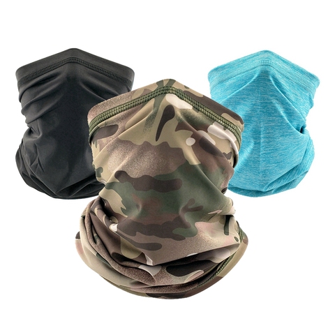 Tactical Bandana Military Tube Scarf Cycling Fishing Camping Breathable Camouflage Neck Gaiter Headband Half Face Scarf Men ► Photo 1/6