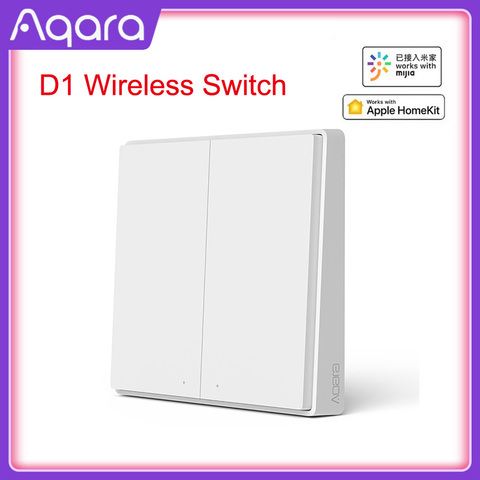 Newest Original D1 Version Aqara Switch Smart Light Remote Control ZigBee Wireless Wall Switch For Mijia Mi Home APP ► Photo 1/5