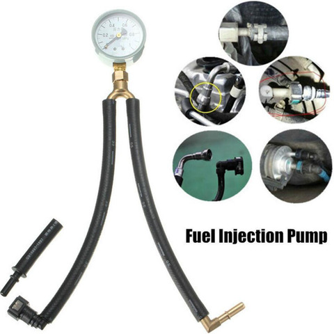 Automotive Car Fuel Injection Pump Pressure Gauge Tester Gasoline Test Tools for Universal Car ► Photo 1/6