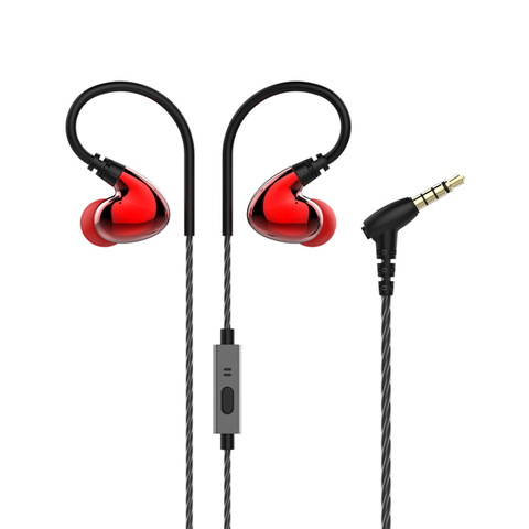 Studio Earphone dual phase drivers Headphones In-ear Audiophile Headset Hi-Res and High-Fidelity Stereo with ergonomic titanium ► Photo 1/6