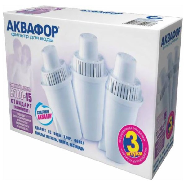 Replacement module for water filtration systems Aquaphor B100-15 (set of 3 pieces) ► Photo 1/1