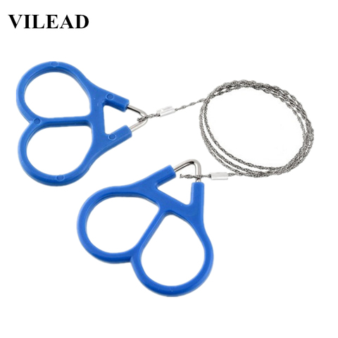 VILEAD Outdoor Stainless Steel Survival Line Wire Saw 4 Strands Survival Cable Chain Fretsaw  Equipment Chainsaws Outdoor-tools ► Photo 1/6