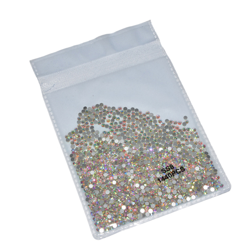 Blue Rhinestones ss3 ss4 ss5 ss6 ss8 ss10 ss12 ss16 ss20 ss30 Crystal Nails  Glue on