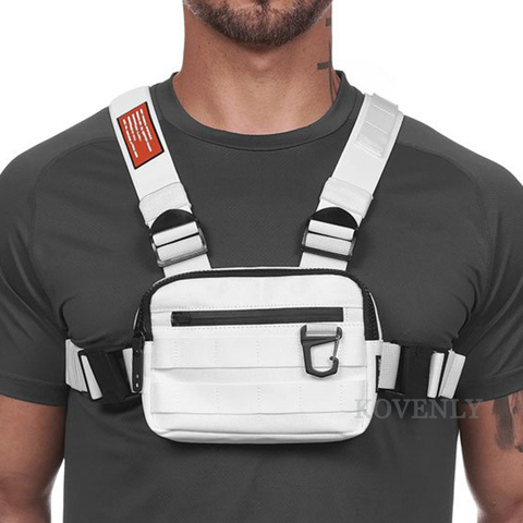 New Chest Rig Men Bag Casual Function Outdoor Style Chest Bag Small Tactical Vest Bags Streetwear For Male Waist Bags Kanye ► Photo 1/6