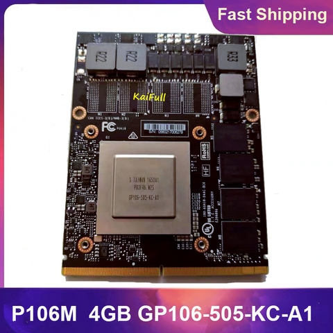 High Quality P106M P106 GP106-505-KC-A1 4GB Gaming Graphics Card GPU MXM VGA Laptop Video Card Fully Tested ► Photo 1/5