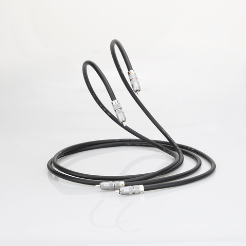 Viborg VA803 High-End Pure Solid Silver Premium Audio Interconnect Cable Phono Stereo Analogue RCA ► Photo 1/6