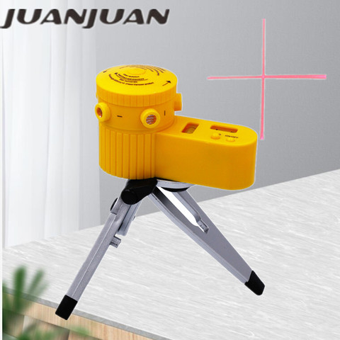 Plastic Multifunction cross Line Tool Device LED Laser Level Vertical Horizontal LV60 equipment measuring With Tripod 30% off ► Photo 1/6