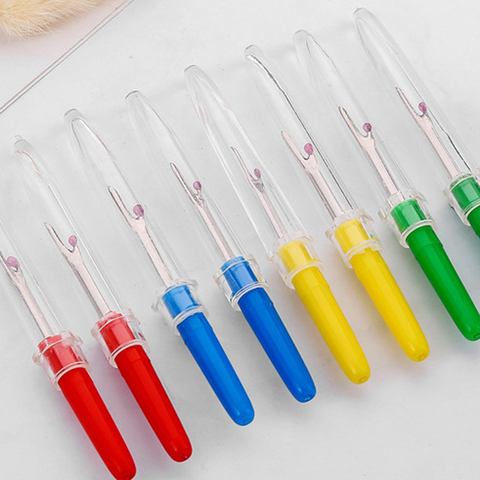 New Sharp Stitches Removed Tool Safe Plastic Handle Craft Thread Cutter Seam Ripper Cross Stitch Sewing Tools ► Photo 1/6