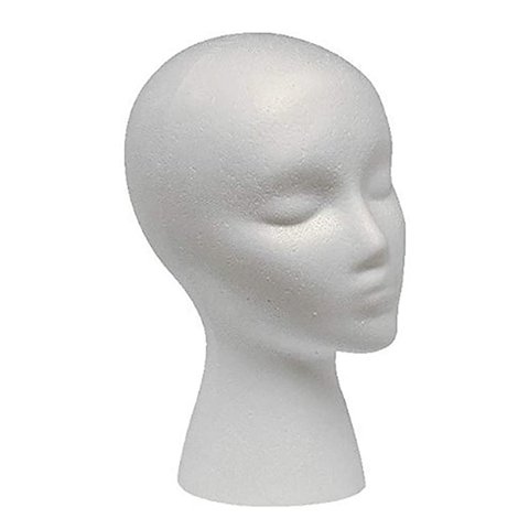 Foam Head Practical Mannequin Head Dummy Head Female Head Model Hat Wig Glasses Convenient Prop Display ► Photo 1/6