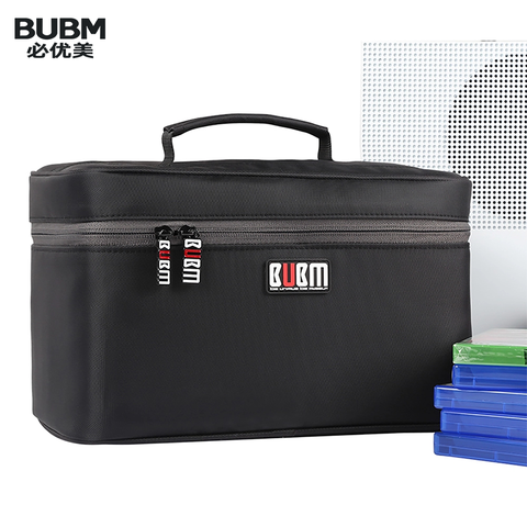 BUBM Portable Video Game Carrying Case Travel Storage Bag For PS4 / Xbox One / PS4 PRO / DVDs and Nintendo (Hold 20 Discs) ► Photo 1/6