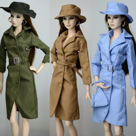 2022 New Long Duck Wind Cost Hat set Winter Wear Christmas Suit Outfit Clothing Clothes For 1/6 BJD Xinyi Barbie FR ST Doll Gift ► Photo 1/6