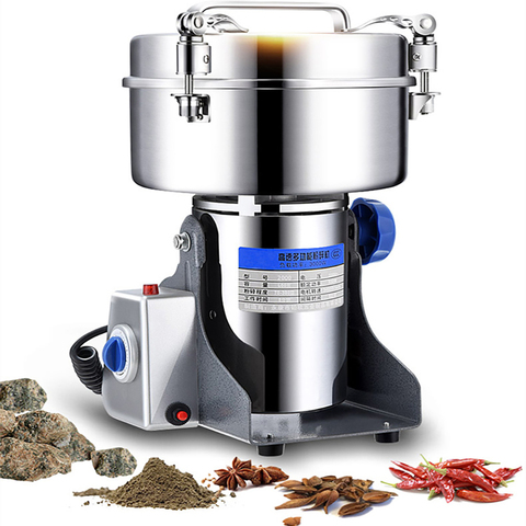 2000g Grains Spices Hebals Cereals Coffee Dry Food Herbal Grinder Miller Grinding Machine Home Medicine Flour Powder Crusher ► Photo 1/6