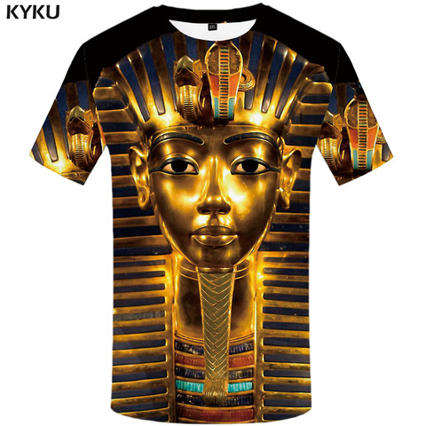 KYKU Pharaoh T shirt Men Mummy Anime Clothes Gothic Shirt Print Punk Tshirt Printed Tshirts Casual Short Sleeve summer ► Photo 1/6
