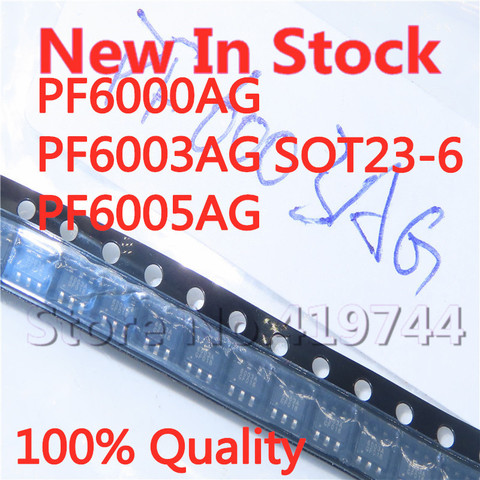 5PCS/LOT 100% New PF6000AG PF6003AG PF6005AG 6000A 6003A 6005A SOT23-6 SMD power chip IC ► Photo 1/1