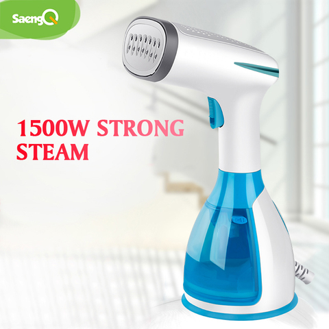 saengQ Steam Iron Garment Steamer Handheld Fabric 1500W Travel Vertical 280ml Mini Portable  Home Travelling For Clothes Ironing ► Photo 1/6