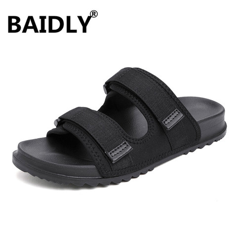 Light Weight Casual Men Sandals Cool Street Slippers Summer Flip Flops Comfort Non Slip Man Beach Shoes Zapato Hombre ► Photo 1/6