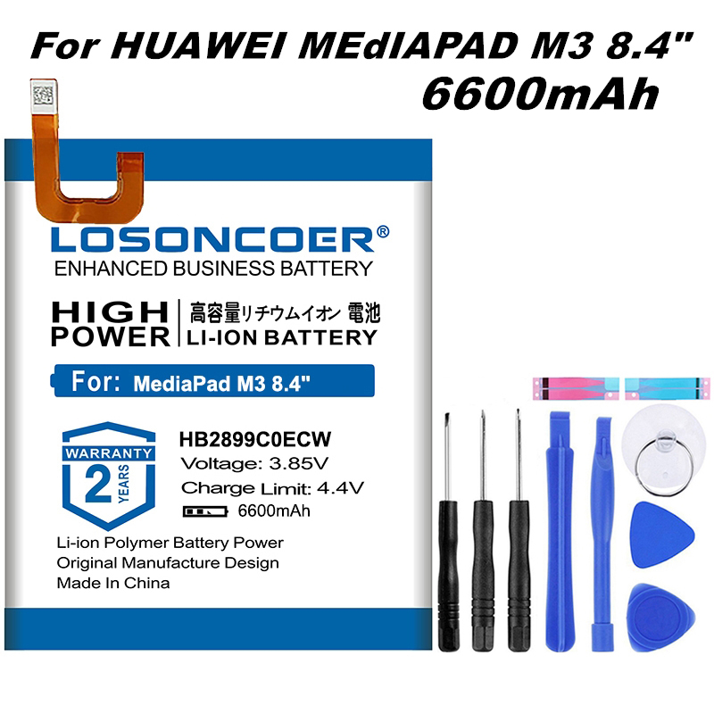 Price History Review On Losoncoer Hb29c0ecw 6600mah Replacement Tablet Battery For Huawei Mediapad M3 8 4 Btv W09 Btv Dl09 Sht Al09 Sht W09 Aliexpress Seller Losoncoer Global Store Alitools Io