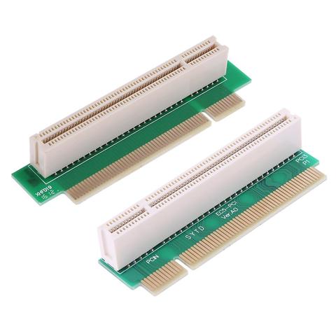 PCI Male to Female Riser Extension Card Adapter 90 Degree Angled Type 32bit straight line pipe cards For 1U IPC Chassis ► Photo 1/6