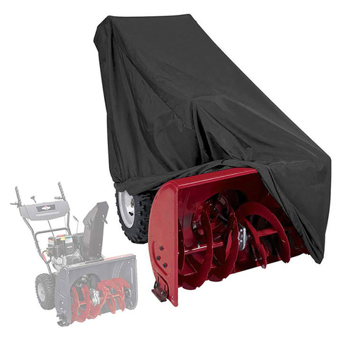 Durable Snow Blower Cover Polyester Fabric Snow Thrower Protector Windproof Anti UV Covers Black 47*32*40cm Animals Anti Bite ► Photo 1/6
