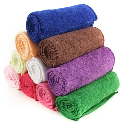 Solid Dry Hair Towels Pet Supply Fast Drying Grooming Microfiber Towel Blanket for Pet Dog Cat Random Colors Pets Acessorios ► Photo 1/6