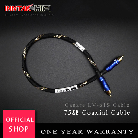 1PCS 75Ohms HD digital coaxial Cable / RCA to RCA CANARE LV61S  Audio cable For DAC TV / 0.2M- 5M ► Photo 1/6