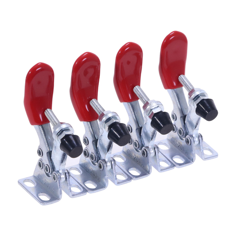 4pcs GH-201A Horizontal Toggle Clamp Quick-Release Toggle Clamps Set 27KG Vertical Toggle Clamp Hand Clip Tool ► Photo 1/6