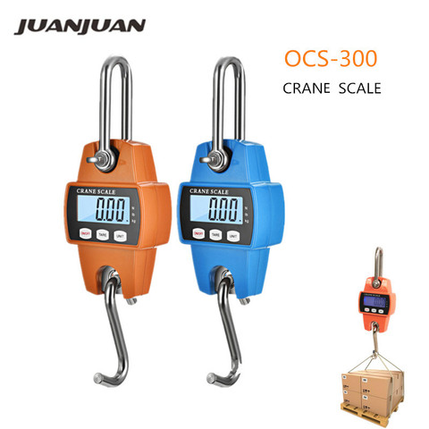 300kg Mini Crane Scale Portable LCD Electronic Digital Industrial Crane Scale Heavy Duty Hanging Weighting Hook Scales 40% off ► Photo 1/6