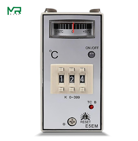 High quality E5EM-YR40K pointer temperature controller 0 ~ 999 degree oven, heating equipment thermostat K type ► Photo 1/6