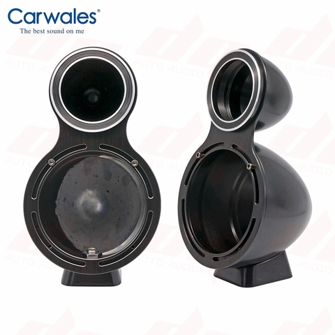 1 Pair Car Refit 3-way 3.5 Inch Midrange Treble Combination Speaker Box Pieces Speaker Stand Tweeter Cup for Car 3.5
