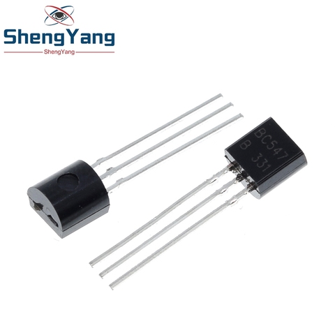 100pcs/bag BC547 TO-92 45V / 0.1A NPN transistor low power ► Photo 1/6