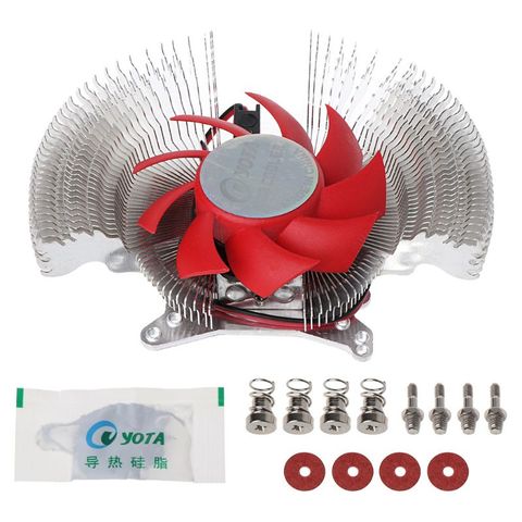 VGA PC Computer Video Card Cooler Cooling Fan Heatsinks 4 VGA Card Installation Holes 2-Pin Cooler for Graphics Card Cooling ► Photo 1/6