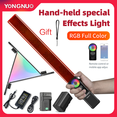 Yongnuo YN360 III YN360III Handheld 3200K-5500K RGB Colorful Ice Stick LED Video Light Touch Adjusting Controlled by Phone App ► Photo 1/5