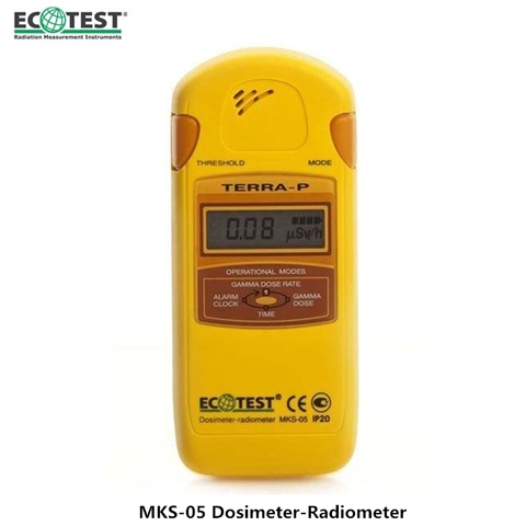 Genuine Ukraine personal radiation detector MKS-05P Portable beta gamma and x-ray Geiger counter radiation dosimeter ► Photo 1/4