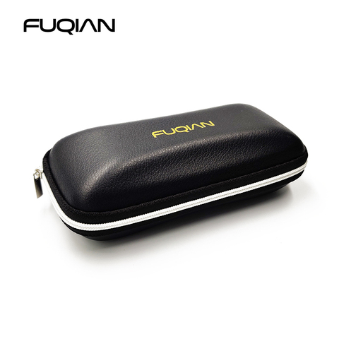 FUQIAN Original Zipper Sunglasses Case High Quality Black PU Protective Glasses Box ► Photo 1/2