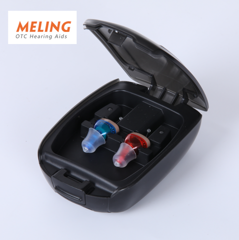 Melinghearing Rechargeable Digital Wireless Hearing Aids Mini ITC Sound Amplifier Portable ► Photo 1/3