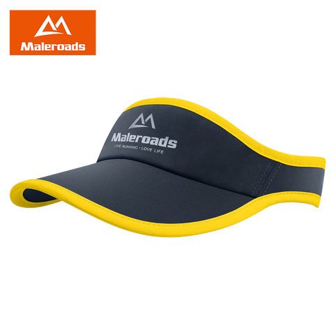 Maleroads Summer Outdoor Sport Marathon Running Caps Ultralight Quick Dry Jogging Visor Cap Golf Tennis Sun Hat For Men Women ► Photo 1/6