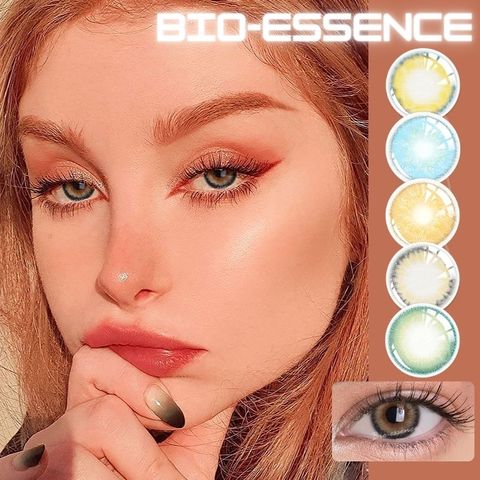 Bio-essence 2Pcs/pairs Colored Contact Lenses MULAN Series Yearly Lenses Twilight Lentillas Colores Makeup Natural Looking ► Photo 1/1