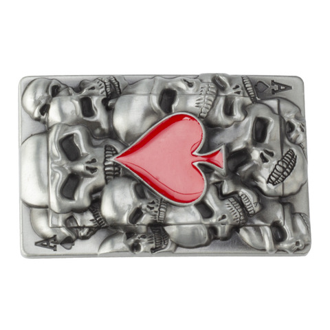 Skull skeleton belt buckle Belt DIY accessories Western cowboy style Smooth belt buckle Punk rock style k28 ► Photo 1/5