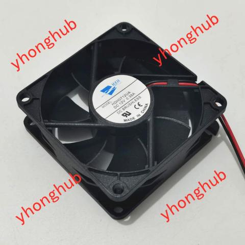 HXH HDH0712UA DC 12V 0.35A 70x70x25mm 2-Wire Server Cooling Fan ► Photo 1/4