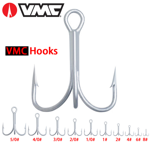 10pcs/lot 10#-5/0# Fishing Hooks High Carbon Steel Treble Double