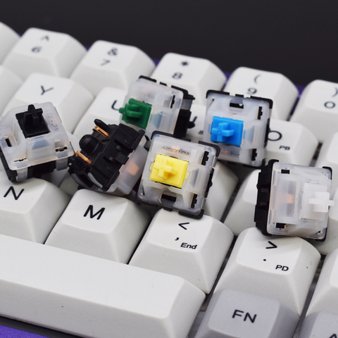 Original Gateron Switch KS3 Mechanical Axis for Mechanical Keyboard Black Red Brown Blue Green Yellow 5pins Fit GK61 GH60 ► Photo 1/4