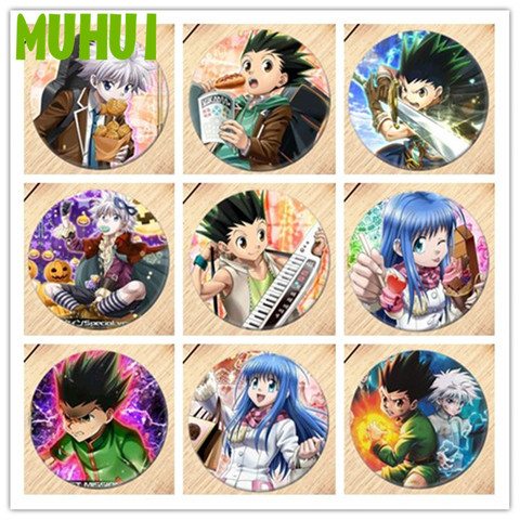 Free Shipping Anime HUNTER HUNTER Brooch Pin Boys girls Cosplay Badges For Clothes Backpack Decoration Pin Jewelry B039 ► Photo 1/6