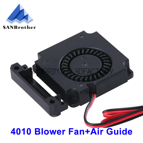 Turbine Fan 5V 12V 24V 40mm * 10mm 4010 DC Turbo Fan 5V Bearing Blower Radial Cooling Fans for Creality CR-10 Kit 3D Printer ► Photo 1/6