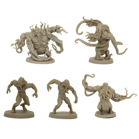 TRPG board game Zombicide miniatures Invader SciFi Xenos tanker hunter Spoiler Abomination walker Cthulhu zombies figures models ► Photo 1/6