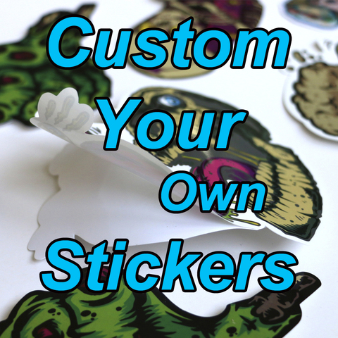 Custom Stickers Your Own Logo Name Stationery Cute Laptop Bike Car Aesthetics Sticker Self Adhesive PVC Vinyl Waterproof Die Cut ► Photo 1/6