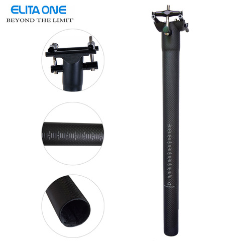 3K Carbon Seatpost MTB Road Bike Seat Post UD Matte Bicycle Saddle Post Super Light Bike Seatpost 27.2/30.8/31.6x300/350/400mm ► Photo 1/6