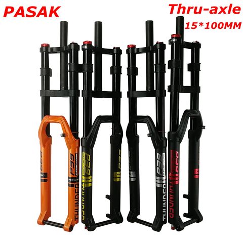 PASAK mountain bike air pressure shoulder shock absorbers fork damping air fork shoulder control 27.5/29 