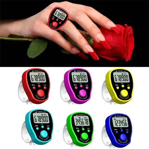Finger Electronic Digital Counter five-channel chanting counter multi-function point counter 4.5cm Display Manual Counter ► Photo 1/6